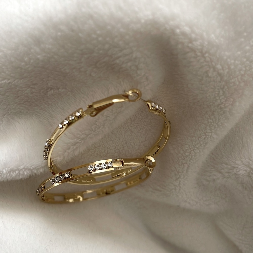 Hoop earrings